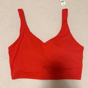 NWT Offline Women's Red low key sports bra